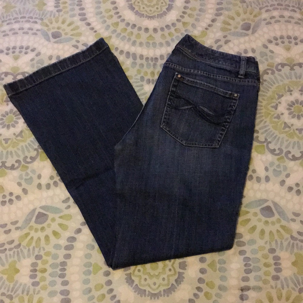 💙WHBM Flare Leg Denim Jeans